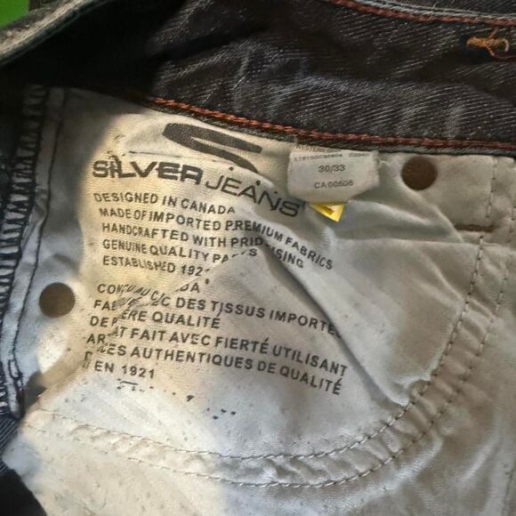 VINTAGE SILVER JEANS “EDEN” 30x33 // Y2K FLARE - Picture 7 of 9